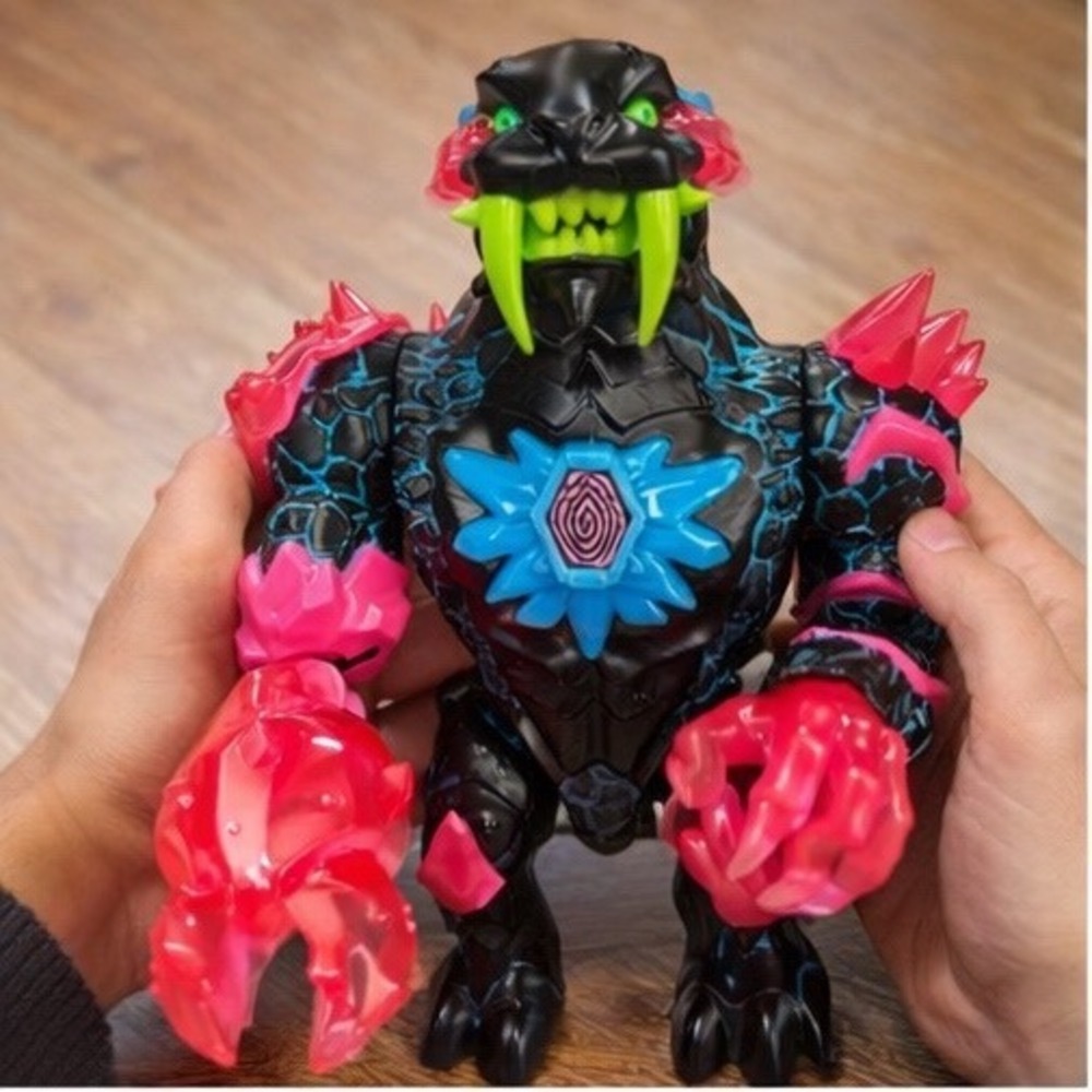MrBeast Lab Apex Beast Neon Panther Figure 6.5 Inch Moose Toys Articulated Toy